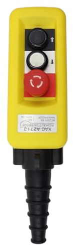 Nicear Hoist Push Button Switch Hoist Control Crane Controller Station Up Down Remote Control Emergency Stop Switch