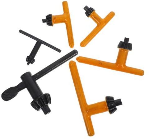 Mikikit Lot De 6 Mandrins De Perceuse Clés De Mandrin De Rechange Pour Perceuse À Colonne Accessoires De Perceuse À Colonne En Pvc