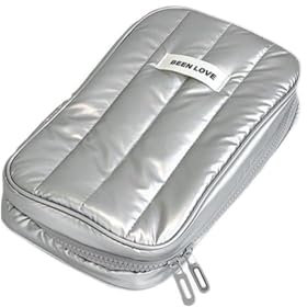 RainbowJise Travel Storage Case for Blood Glucose Monitor Kit, Carrying Case for Blood Sugar Test Strips, Lancets, Lancing Device, Alcohol Wipe. (Case Only)