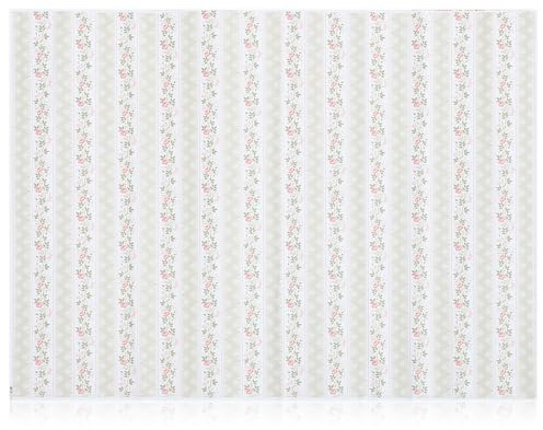 Nolitoy Papel Pintado Autoadhesivo para Casa De MuñEcas LáMina De Papel Pintado En Miniatura 19.68X14.56 Pulgadas Accesorio para DecoracióN De Pared En Minicasas DIY