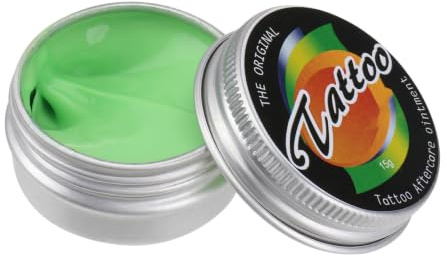 UKCOCO Tattoo Nachsorgebalsam zur Pflege Alter Tattoos 15g Aluminiumdose Farbvertiefende Creme für Gesunde Haut