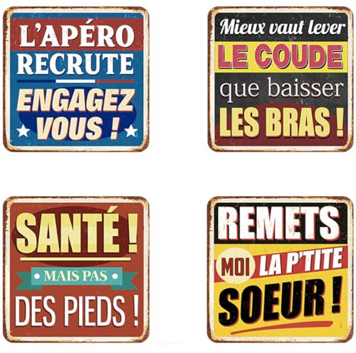 Pack De Quatre Dessous De Verre