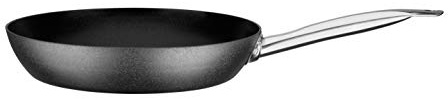 GSW 166683 stekpanna Avanti 24 cm, kolstål, rostfritt stål, rostfritt, svart