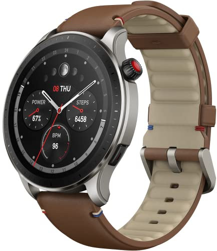 Amazfit GTR 4 Smartwatch mit 1.43” AMOLED Display, 150 Sportmodi, Telefonieren über Bluetooth und Musikspeicher, Alexa, GPS, Fitness Uhr kompatibel mit ios Android