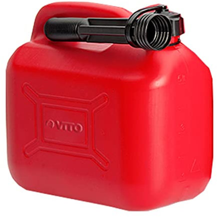 VITO - Jerrican pour Carburant Bidon Essence Diesel 20 litres Bec verseur Poignée de Transport