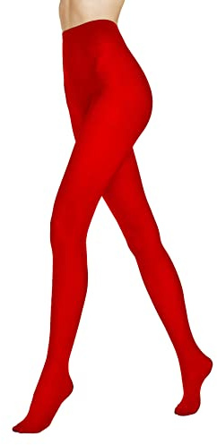 VENEZIANA NUOVA Weich Strumpfhosen Damen - Blickdichte Strumpfhose Schwarz - Strumpfhosen Damen 40 DEN - Matt Strumpfhose Bunt Damen - Flache Naht - Dicke Strumpfhosen Damen - Schwarze