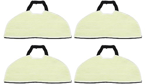Ersatzpads Dampfreiniger, 4 Stück Staubsauger-Wischpads, Langlebig Sehr Saugfähig Wiederverwendbar Dampfbesen Ersatzpads Für Shark RV2410WD RV2610WD, Dampfreiniger Zubehör