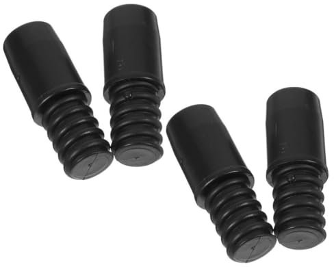 BESTonZON 4Pcs Extension Pole Stick Replacement Extension Poles Threaded Tip Repairing Broom Handle Threaded End Broom Handle Tips Tube Plastic Connector-22mm
