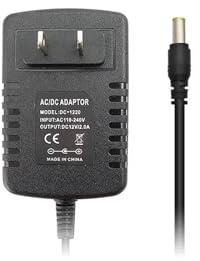 MQNNCNZY Adattatore di Alimentazione CA 220 V 110 V A CC 12 V 2 A 24 W DC Femmina Alimentatore Switching 12 V DC trasformatore di Illuminazione Sorgente Luminosa(US,12V 2A Female)