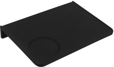 DOITOOL Espresso Tamping Mat Silicone Non-Slip Coffee Tamper Pad Thick Corner Protector Compatible with Various Coffee Machines for Home Use Black