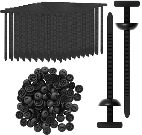 100PCS Attaches Câbles Universelles Autobloquantes en Nylon, Serre Câbles Résistants UV, Boucle d’attache pour Réparation Automobile, Fixation Rapide Non Réutilisable