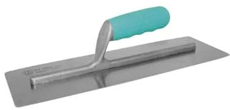 Frattone in Acciaio 36×12×0,6 cm con Manico Sintetico – Utensile Professionale per Stucco, Intonaco e Finiture