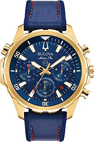 Bulova Men's Chronograph Quartz Watch with Silicone Strap 97B168