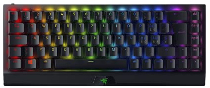 Razer BlackWidow V3 Mini HyperSpeed (interruttore giallo) - Tastiera da gioco compatta al 65% con interruttore meccanico (lineare e clic, illuminazione RGB Chroma) - Tastiera norvegese/svedese nera