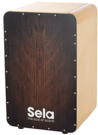 Sela CaSela Brown Dragon - Snare Cajon mit Clap Corners, Standard Snare