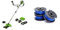 Greenworks Coupe-Bordure & Débroussailleuse 2x24V avec 2 Batteries 4Ah et Chargeur & Bobine à Fil Unique, 4,8 m de Fil par Bobine, 3 Pièces Incluses, 1,65 mm de Diamètre pour 24V Coupe-Bordures