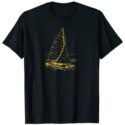 Sea Captain Segelboot Lustiges Schlauchboot Boot Segeln Strand Liebhaber T-Shirt