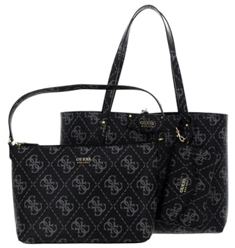 GUESS Damen ECO Brenton, Braun Logo