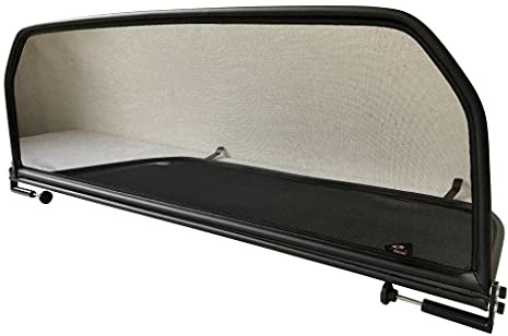 PureWind Windschott kompatibel mit Peugeot 306 Baujahr 1994-2003 (Schwarz) – Windschott Universal mit Schnellverschluss ohne Tasche