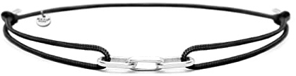 Nato Cuff - 925 Sterling Silber Links Nylonarmband - handgefertigt in Frankreich - verstellbar - Herren und Damenschmuck