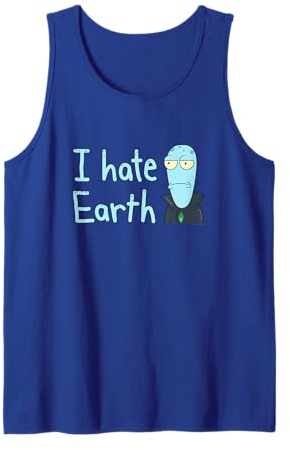 Solar Opposites Korvo I Hate Earth Tank Top