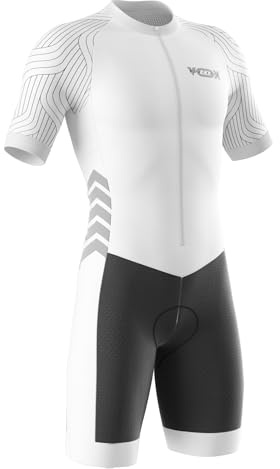 VOXCAUTQ 2024 Men's MTB Triathlon Tri Suit Suit Quick-Drying Cycling Skinsuit,For Cycling Training Road Bike Top Cycling Clothing, Duathlon,TriSuit for Cycling