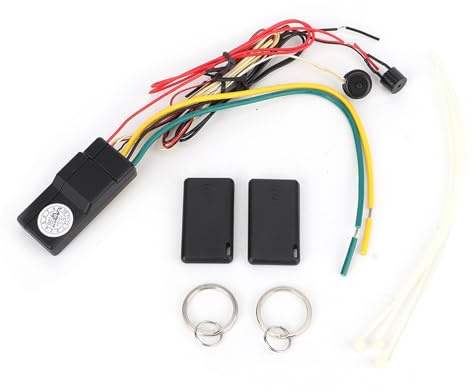 Cerradura Inalámbrica del Motor del Automóvil Alarma Antisecuestro Función Dual Distancia de Detección Ajustable Modo de Liberación de Emergencia Recordatorio de Zumbador de bajo