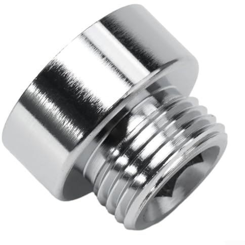 Jayruit Reduzierstück & Brauseschlauch Adapter, 3/4 Zoll Innengewinde auf 1/2 Zoll Außengewinde – Stabiler Adapter für Brausekopf und Schlauch mit Premium-Kupferummantelung – Rostfrei, Dicht(1 Stück)