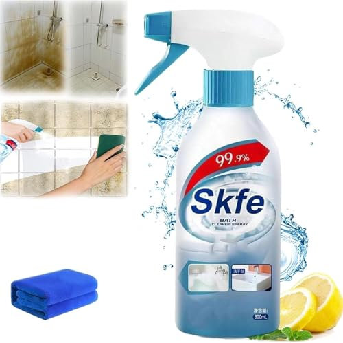 Spray detergente per il bagno Skfe, spray detergente per il bagno Skfe, detergente per macchie ostinate Skfe, detergente anticalcare per il bagno, spray detergente multiuso per il bagno (1)