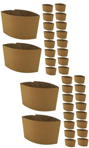 Baluue 50stücke Kaffee Becher Hüllen Hitzeisolierende Wiederverwendbare Getränkeschutz Sleeves Für Heiße Und Getränke Für Kaffeetassen Und To-go-becher