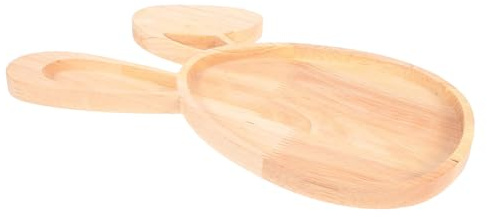 BESPORTBLE Bunny Charcuterie Board Ostern Charcuterie Board Ostern Holz Kaninchen Teller Entzückende Holzschalen Snack Fruchtschale Für Partys Feiertage Abendessen