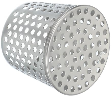 PATIKIL Gutter Guard Filter 3.3-2.7, 83x68mm PVC Termination Cap Mesh Screen Roof Vent Cover Stainless Steel Conical Exhaust Pipe Downspout Guard Filter Strainer for Downspout