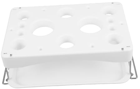 Cabilock Support pour Poche à Douille avec Plateau Organiseur Compact pour Sacs et Embouts de Décoration de Gâteau Robuste et Portable pour Usage Domestique et Professionnel