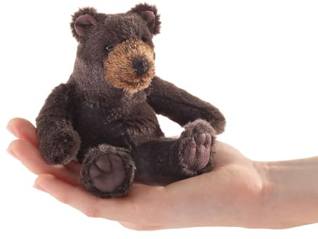 Folkmanis Mini Sitting Bear Finger Puppet