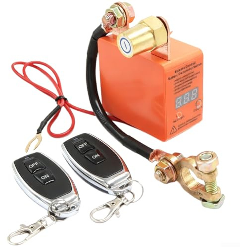 Batterietrennschalter mit Fernbedienung für 12-V- und 24-V-Systeme, Kupferkonstruktion, automatische Trennung für elektrischen Schutz