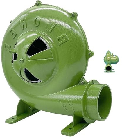 Ventilatore estrattore, Ventilatore Elettrico per fucina da Esterno, Ventilatore centrifugo per Barbecue 110 V/220 V, Ventilatore per Castello Gonfiabile per impieghi gravosi (250 W)
