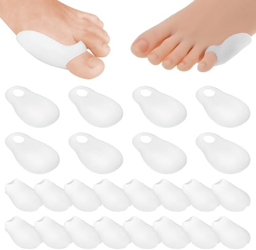 Zehenspreizer Set, 14 Paar Toe Spacer, Weiche Zehenspreizer Silikon, Zehen Korrektur Pfelege für Gekrümmte Zehen überlappende Zehen, Fußschmerzen Lindern (Kleine Zehentrenner, Großer Zehenseparator)