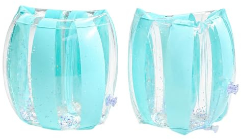 PVC Swimming Armbands Inflatable Water Wings Float Support | Inflatable Water Wings, Comfortable Secure Fit For Adults, Women, Boys, Girls, Swimming Lessons, Vacation, Water Fun