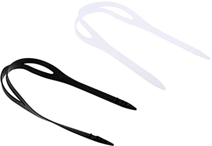 Amagogo 2 Stück Silikon Tauchmaskenband Universelles Maskenband, Schnorchel Maskenband Silikonband Stirnband Zubehör für Tauchen, Schwimmen, Schnorchel