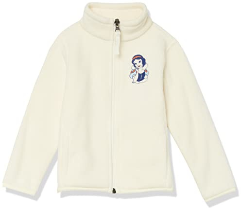 Amazon Essentials Disney | Marvel | Star Wars | Princess Girls' Polar Fleece Full-Zip Mock Jackets, Snow White, Small