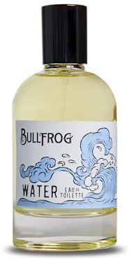 Bullfrog Eau de Toilette Elements: Agua 100 ml - Perfume para Hombre - Notas de Jengibre, Pimienta Verde, Cardamomo, Salvia, Albahaca Negra, Pachulí, Madera de Secuoya y Ámbar - Fabricado en Italia
