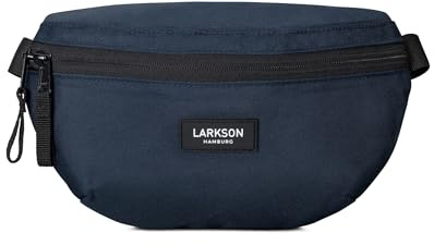 LARKSON Bauchtasche Damen & Herren Blau - Finn - Hüfttasche für Sport Outdoor Stadt - Gürteltasche Stylisch für Festival - Crossbody Bag mit Gurt - Wasserabweisend