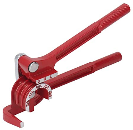 Tissting 3 in 1 Rohrbieger 6mm 8mm 10mm 180 Grad Kohlenstoffstahl Verzinkt Manuelle Rohrbiegemaschine mit 3 Rillen, Rohrbiegezange für HVAC, Kupfer, Aluminium, Edelstahl Rohre