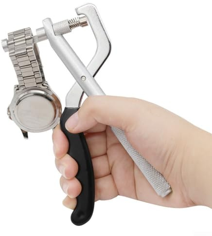 Pins Remover Watch Strap Band Adjusting Link Pin Plier Puncher Repair Kits Tools, Heavy Duty Plier Style Watch Repair Tools for Watch Back and Link Removal