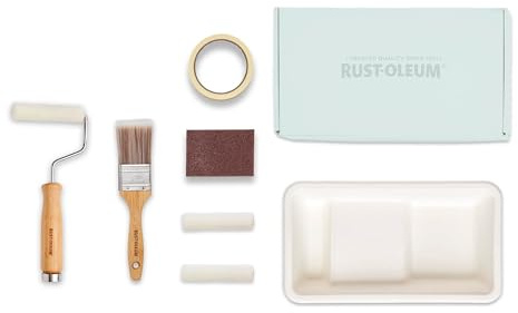 Rust-Oleum Ready to Roll - Eco Paint Kit (Small) - Bathroom Tile Gloss Soft Blues