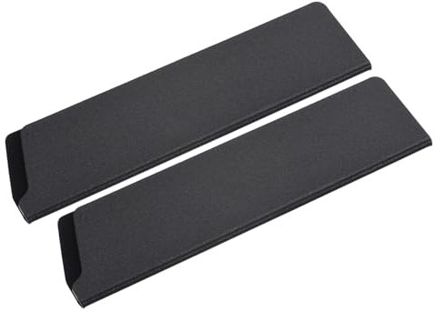 M METERXITY 2 Pack ABS Knife Sheaths - Kitchen Knife Protectors Covers Universal Knife Edge Guards, Apply to Chef Knife Kitchen (8 Inch, Black)
