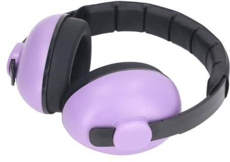LiebeWH Casque Antibruit NRR 31dB - Protection Auditive Pliable - for 0-3 Years Old(Violet)