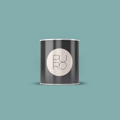 BRICOFLOR Dispersionsfarbe grün türkis ideal für Kinderzimmer und Badezimmer Design Farbe matt für Wand und Decke hoch deckend