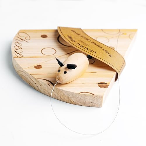 Marco Paul Wooden Cheese Board with Cheese Slicer Gift Set Charcuterie Boards Wooden Serving Tray Platter Fruits Cracker Stakes Snacks Board Platter Wood Chopping Boards