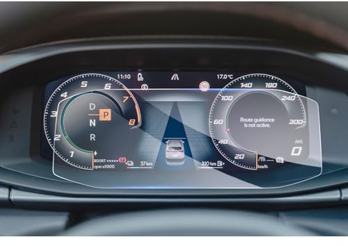 GAFAT Compatible avec Cupra Terramar 2025 2026 10,25 Digital Cockpit Film de Protection d'Écran, Film en Verre Trempé pour Cupra Terramar Hybrid/Plug-in Hybrid, Anti-chocs, 9H Anti-Rayures